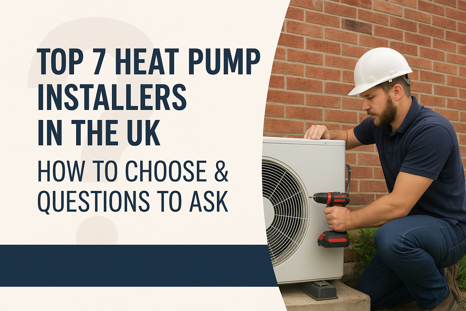 Top 7 Heat Pump Installers in the UK