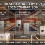 best solar battery storage UK options 2026 — Tesla Powerwall, GivEnergy and Fox ESS compared side by side