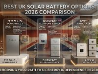 best solar battery storage UK options 2026 — Tesla Powerwall, GivEnergy and Fox ESS compared side by side